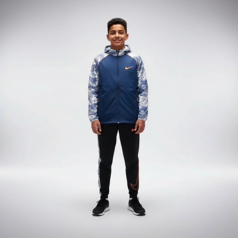 kids' nylon soft tracksuit