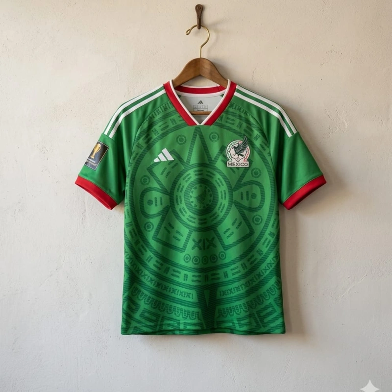 t-shier mexico world cup home kit 2026