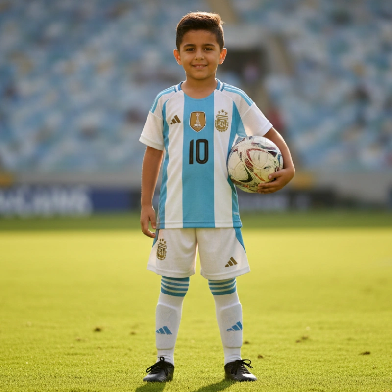 طقم الأرجنتين اطفال